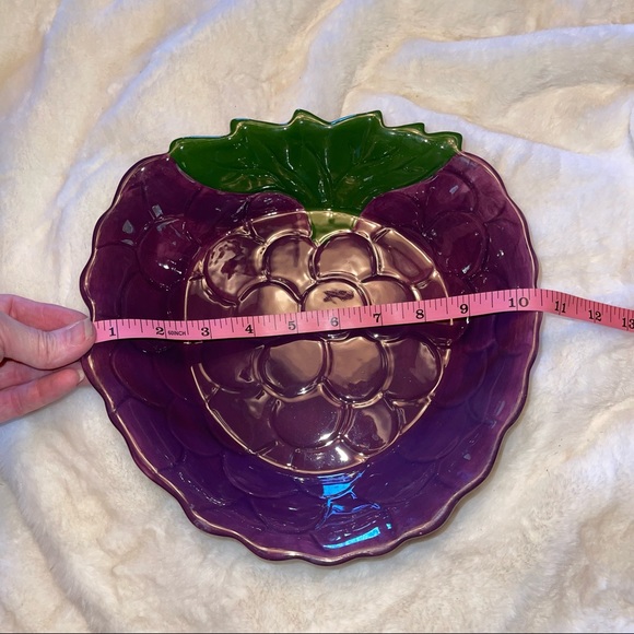 Vintage grape dish great used condition rare - Picture 2 of 3